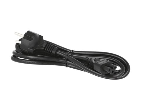 Kabel zasilający 3-żyłowy (koniczynka / miki) [150 szt. karton] - 1.8m