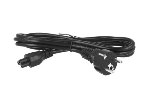 Kabel zasilający 3-żyłowy (koniczynka / miki) [150 szt. karton] - 1.8m