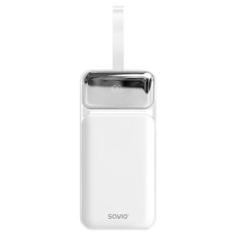 Savio Powerbank SAVIO BA-15 50000 mAh, biały