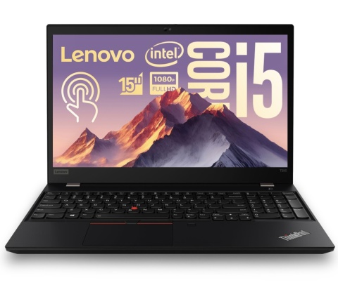 Laptop Lenovo ThinkPad T590 i5 24GB RAM 256GB SSD 15" Full HD dotykowy powystawowy