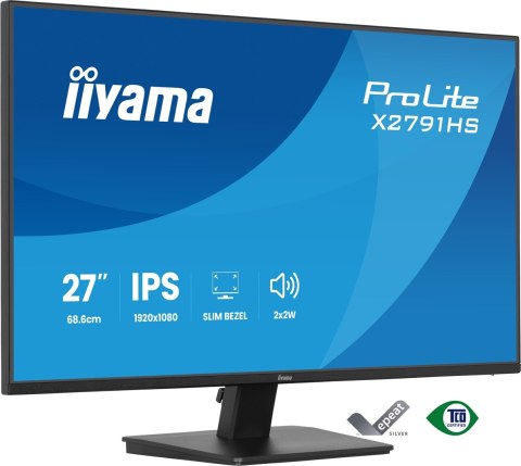 MONITOR IIYAMA LED 27" X2791HS-B1 120Hz