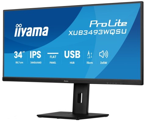 MONITOR IIYAMA LED 34" XUB3493WQSU-B6 120Hz