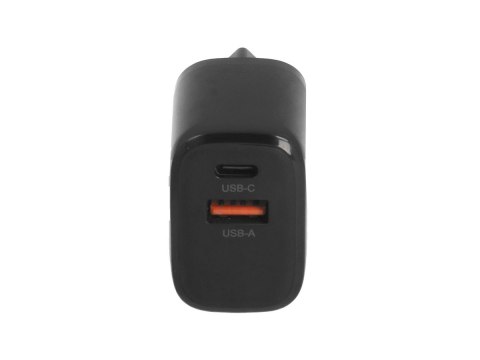 Ładowarka Movano GaN 30W USB-C PD + USB-A (black)