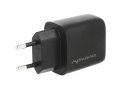 Ładowarka Movano GaN 30W USB-C PD + USB-A (black)