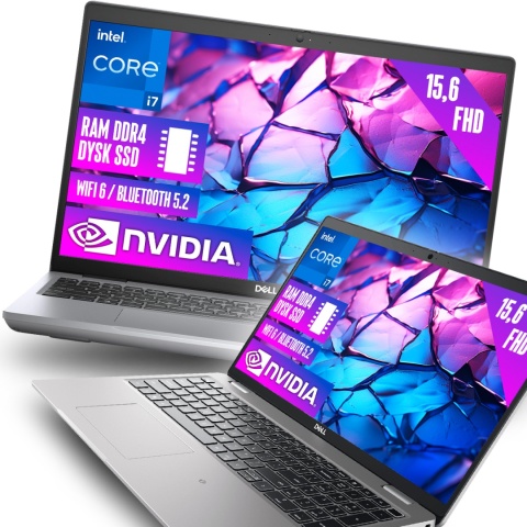 Laptop Dell Latitude 5521 i7 32GB RAM 1TB SSD MX450 15,6" Full HD powystawowy