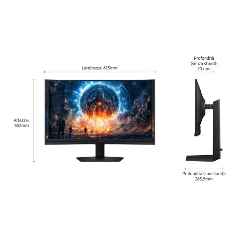 MONITOR SAMSUNG ODYSSEY G6 LED 27" LS27FG602EUXEN 350Hz