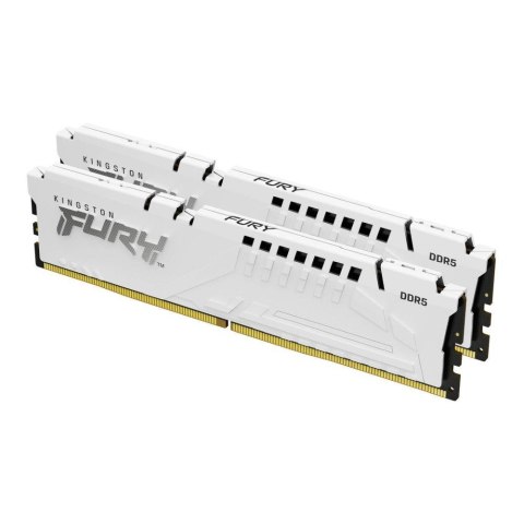 Kingston Pamięć DDR5 Kingston FURY Beast 64GB (2x32GB) 6000MHz CL30 1,4V White EXPO