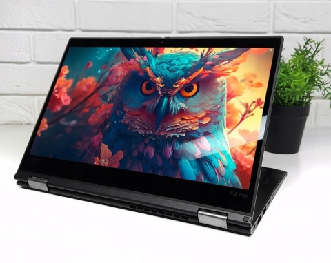 Laptop Lenovo ThinkPad X13 Yoga G1 i7 16GB RAM 512GB SSD 1920x1080 13,3" Full HD dotykowy powystawowy
