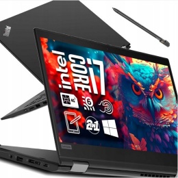 Laptop Lenovo ThinkPad X13 Yoga G1 i7 16GB RAM 2TB SSD 1920x1080 13,3" Full HD dotykowy powystawowy