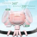 Momcozy przenośny wentylator do wózka, różowy