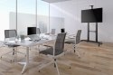 NewStar Mobile Flat Screen Floor Stand (height: 128-160 cm)