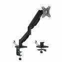 GEMBIRD BIURKOWE REGULOWANE RAMIĘ/UCHWYT NA MONITOR Z PORTAMI USB (REGULOWANE), OD 17" DO 32", OBCIĄŻENIE DO 9KG