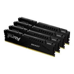 Kingston Pamięć DDR5 Kingston FURY Beast 128GB (4x32GB) 5200MHz CL40 1,25V Black XMP