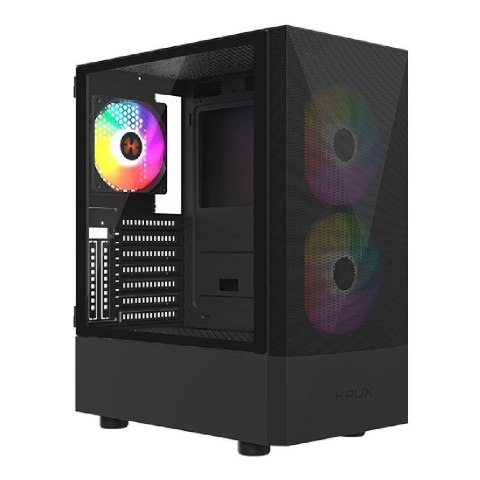 COOLING.PL Obudowa KRUX Vako Pro ATX, z oknem, bez zasilacza, czarna