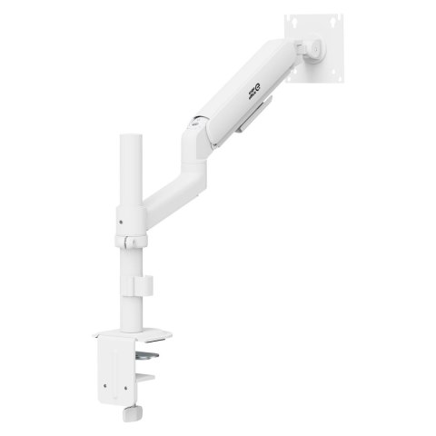 Ergo Office Uchwyt biurkowy do monitora Ergo Office ER-691 W, sprężyna gazowa, 17"-32", 1-10kg, biały matt, max. VESA 100x100