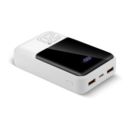 Everactive Powerbank everActive EB-20Q 20 000mAh 2x USB + 1x USB-C 22,5W QC4+ wyświetlacz LCD