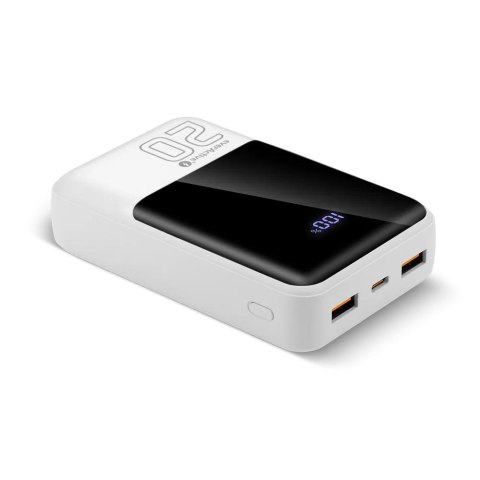 Everactive Powerbank everActive EB-20Q 20 000mAh 2x USB + 1x USB-C 22,5W QC4+ wyświetlacz LCD