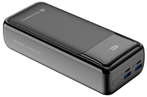 GoGEN Powerbank GoGEN PB300002B 30000 mAh USB-C PD 65W QC 22,5W LCD czarny
