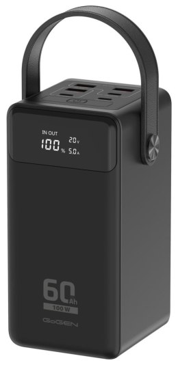 GoGEN Powerbank GoGEN PB600002B 60000 mAh PD 100W czarny
