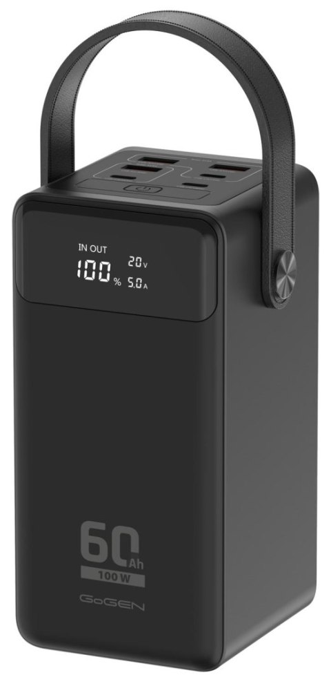 GoGEN Powerbank GoGEN PB600002B 60000 mAh PD 100W czarny