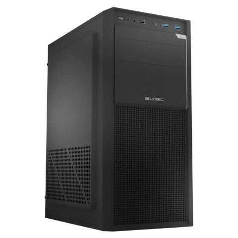 Logic Concept Obudowa LOGIC J23 PRO ATX/mATX Midi USB-C / USB 3.0 Black bez zasilacza
