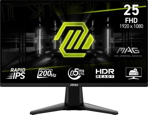 MSI Monitor 24.5" MAG 255F E20 FHD 200Hz