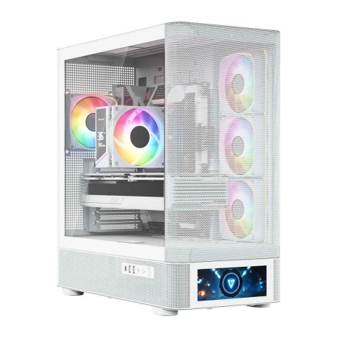 Modecom Obudowa Modecom Volcano AQ500 ARGB MIDI biała