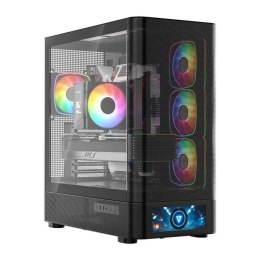 Modecom Obudowa Modecom Volcano AQ500 ARGB MIDI czarna