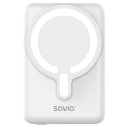 Savio Powerbank SAVIO BA-13 10000 mAh biały