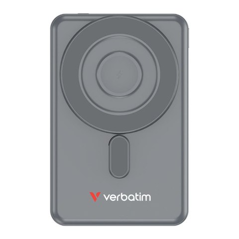 Verbatim Powerbank Verbatim Charge 'n' Go 2C Magnetic Wireless 5000mAh 3xUSB-C PD 3.0 QC 3.0 Szary