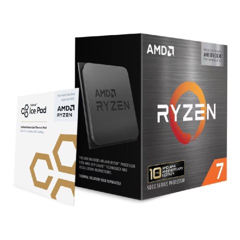 AMD Procesor AMD Ryzen 7 5800X3D S-AM4 3.40/4.50GHz 4MB L2/96MB L3 7nm POF
