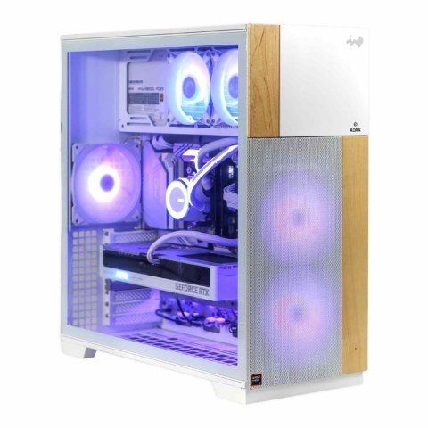 Adax Komputer ADAX DRACO OBSIDIAN WXIHR9700X White R7-9700X/X870/DDR5-32GB/1TB/RTX5070-12GB/Wi-Fi/BT/W11Home