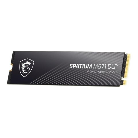 MSI Dysk SSD MSI SPATIUM M571 DLP 2TB PCIe 5.0 NVMe 2.0 M.2 2280 (14500/11000 MB/s) 3D NAND