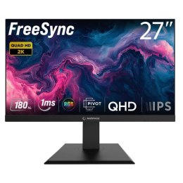 Rampage Monitor Rampage 27'' Miracle MC27RQ180 Fast IPS QHD 2K 180Hz 2xHDMI 2xDP głośniki 1ms gamingowy