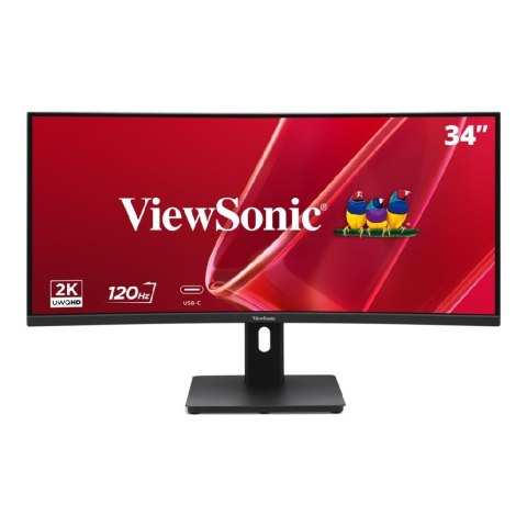 VIEWSONIC EUROPE Monitor ViewSonic 34" VA3420C-2 Curved Monitor VA UWQHD 120Hz HDMI DP HUB głośniki