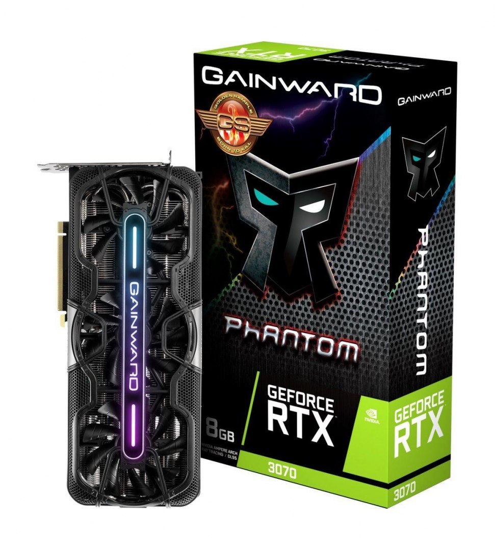 GAINWARD Karta VGA Gainward GeForce RTX 3070 Phantom "GS" 8GB GDDR6 256bit HDMI+3xDP PCIe4.0
