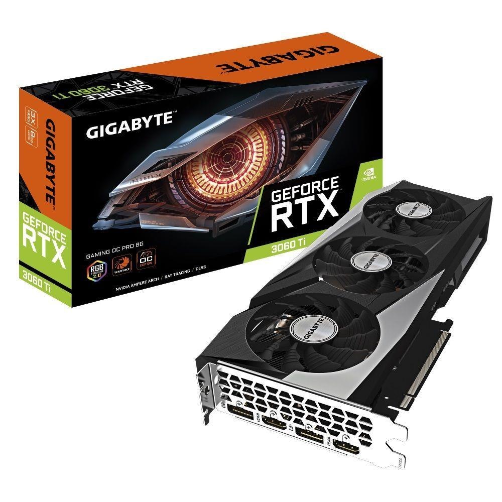 GIGABYTE Karta VGA Gigabyte GeForce RTX 3060 Ti GAMING OC PRO 8G (rev. 3.0) 8GB GDDR6 256bit 2xHDMI 2xDP PCIe4.0