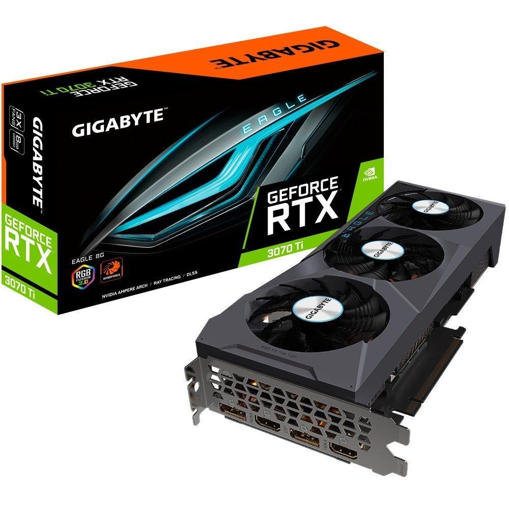 GIGABYTE Karta VGA Gigabyte GeForce RTX 3070 Ti EAGLE 8G 8GB GDDR6X 256bit 2xHDMI 2xDP PCIe4.0