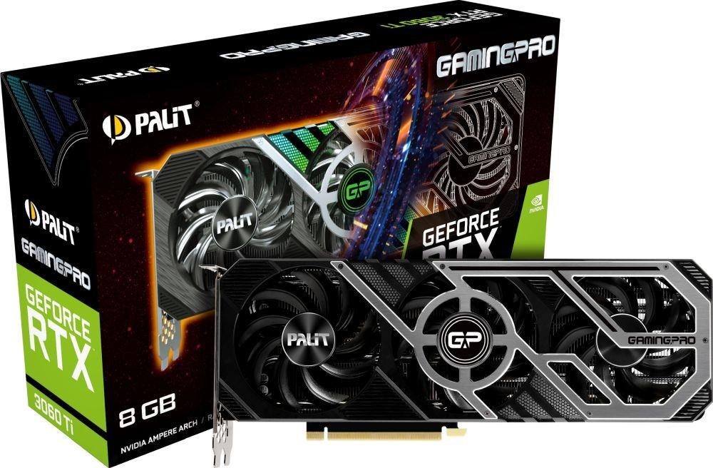 Palit Karta VGA Palit GeForce RTX 3060 Ti GamingPro 8G 8GB GDDR6 256bit HDMI 3xDP PCIe4.0