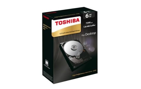 TOSHIBA Dysk Toshiba X300 HDWE160EZSTA 3,5" 6TB SATA 7200 128MB