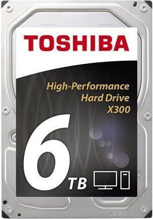 TOSHIBA Dysk Toshiba X300 HDWE160UZSVA 3,5" 6TB SATA 7200 128MB BULK