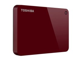 TOSHIBA Dysk zewnętrzny Toshiba Canvio Advance 2TB, USB 3.0, red
