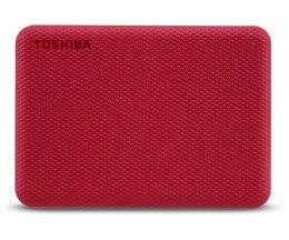 TOSHIBA Dysk zewnętrzny Toshiba Canvio Advance 4TB, USB 3.2, red
