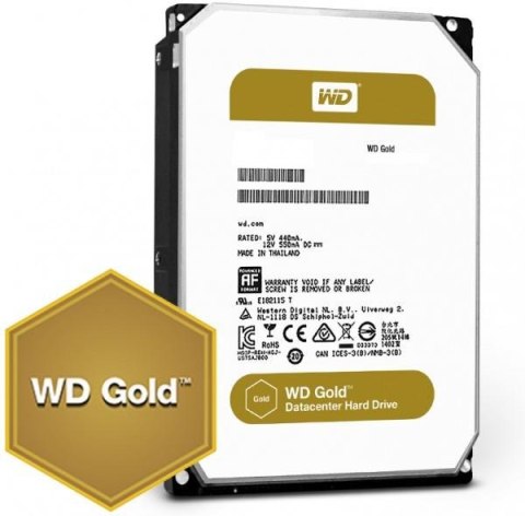 Western Digital Dysk WD Gold™ WD102KRYZ 10TB 3,5" 7200 256MB SATA III