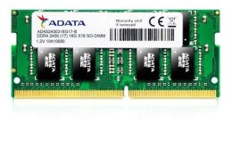 ADATA Pamięć DDR4 SODIMM ADATA Premier 8GB (1x8GB) 2400MHz CL17 1,2V Single