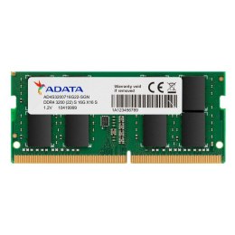 ADATA Pamięć DDR4 SODIMM ADATA Premier 8GB (1x8GB) 3200MHz CL22 1,2V Single