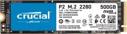 CRUCIAL Dysk SSD Crucial P2 500GB M.2 PCIe NVMe 2280 (2300/940MB/s)
