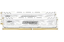 CRUCIAL Pamięć DDR4 Crucial Ballistix Sport 8GB (2x4GB) 2666MHz CL16 1,2V white