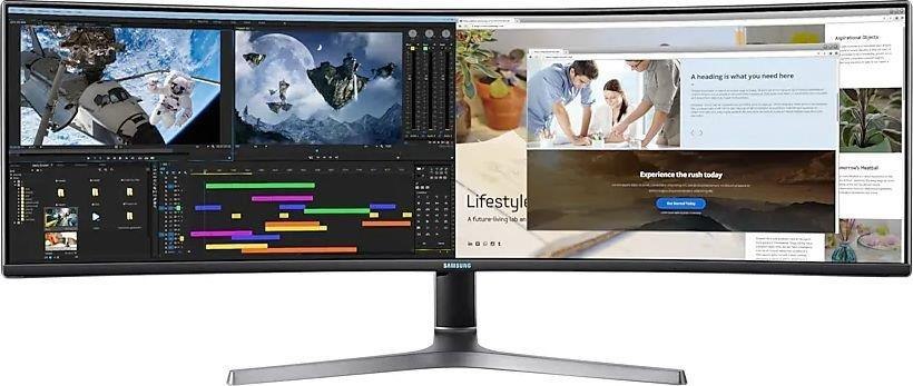 Samsung Monitor Samsung 49" Odyssey C49RG90 LC49RG90SSRXEN HDMI 2xDP 4xUSB 3.0