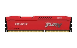Kingston Pamięć DDR3 Kingston Fury Beast 8GB (1x8GB) 1866MHz CL10 1,5V czerwona